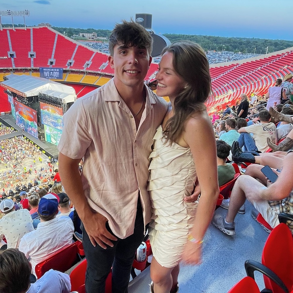 White Ruffled Mini Dress